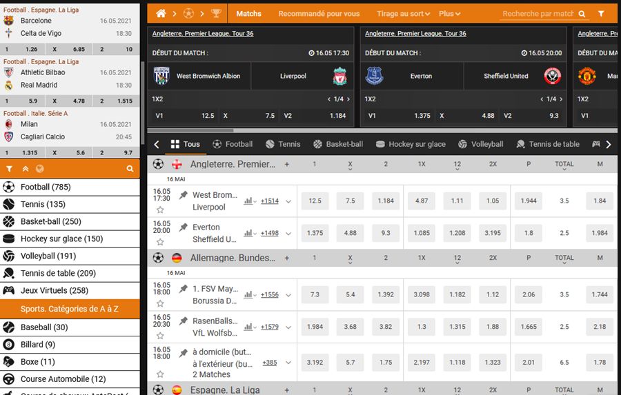 Coupe d'Argentine, NHL, ...